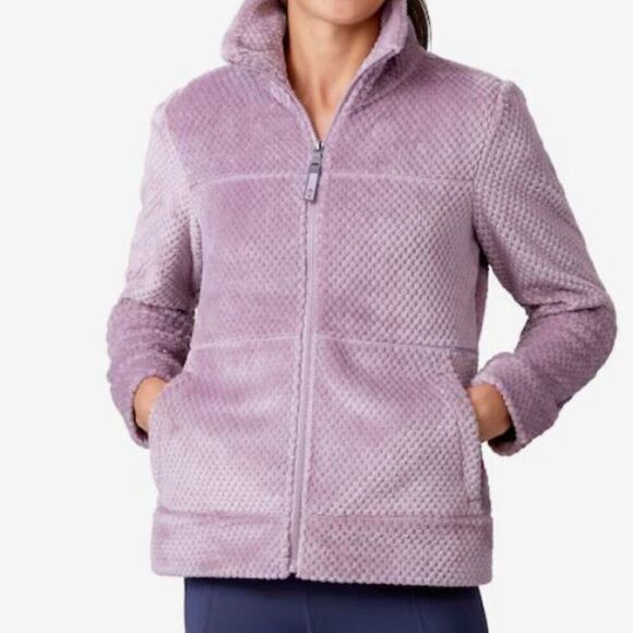 Free Country Jackets & Blazers - Free Country‎ Purple Fuzzy Zip up Jacket | Small